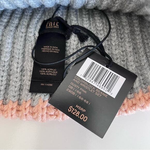 Frye Colorblock Knitted Beanie - Picture 5 of 5